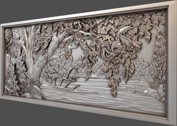 3D model Willow over water (STL)