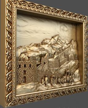 3D мадэль Крепость в горах (STL)