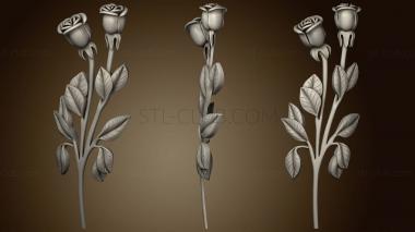 3D model Bouquet of roses in buds (STL)