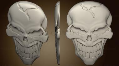 3D model Skull panel (STL)