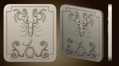 3D model pandoras box IMAN SCORPIO (STL)