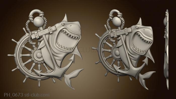 Shark and anchor