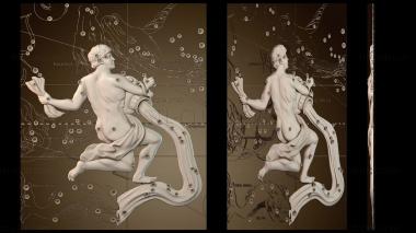 3D model Zodiac Aquarius (STL)