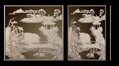 3D мадэль Пейзажная картина (STL)