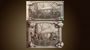 3D model Painting of a house (STL)