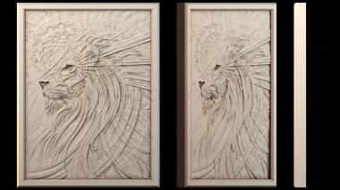 3D model Lion painting (STL)