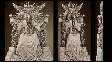 3D model Death on the throne (STL)