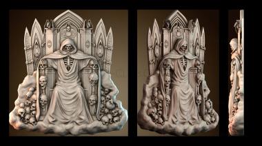 3D model Death on the throne (STL)
