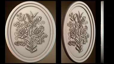 3D model Flower painting (STL)