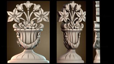 3D model Flower vase painting (STL)