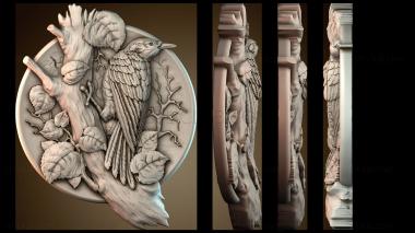 3D model Woodpecker (STL)