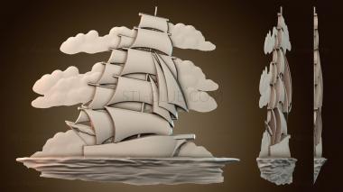 3D model Sailboat (STL)