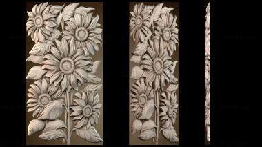 3D model Sunflowers (STL)