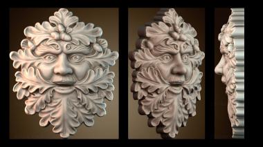 3D model Panel Lesovik head (STL)