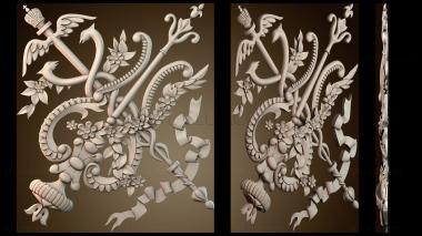 3D model Powerful shape pattern (STL)