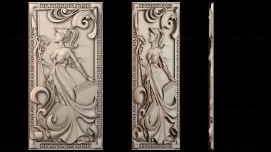 3D model Classical Warrior Woman (STL)