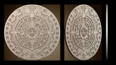 3D model Aztec Calendar - Sun Stone (STL)