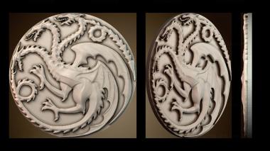 3D модель Дом Таргариенов Игра престолов (STL)