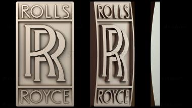 3D model Rolls Royce Logo (STL)