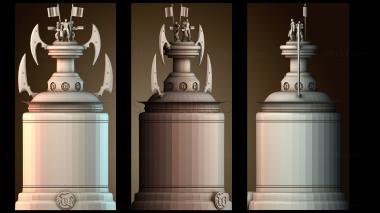 3D мадэль Трофей разработчика UT (STL)