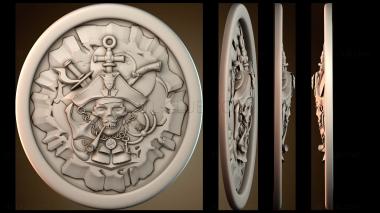 3D model Pirate icon (STL)