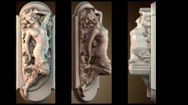 3D модель Узор «Нимфа» — Крышка шкатулки (STL)