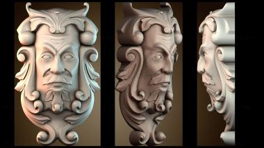 3D model Pattern of human face (STL)