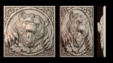 3D model Bear pattern (STL)