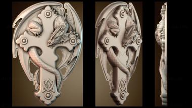 3D model Dragon pattern (STL)