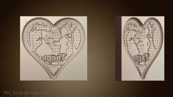 Панно художественные Heart shaped gingerbread mold