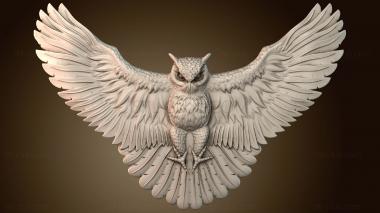 3D model Owl flight (STL)