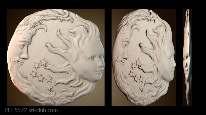 Панно художественные Pattern of the sun