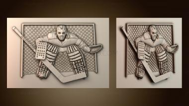 3D мадэль Хоккеист (STL)