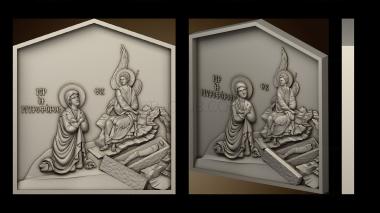 3D model Greek icon of the Holy Spirit (STL)