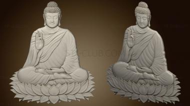 3D model Buddha statuette version1 (STL)