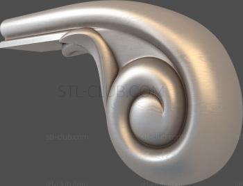 3D мадэль поручень для перил, 3d stl модель для чпу (STL)