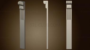 3D model Simple pillar (STL)