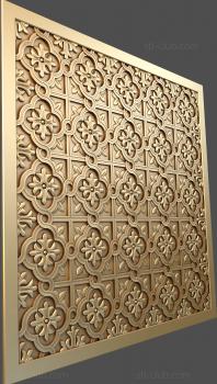 3D model Oriental tiles (STL)