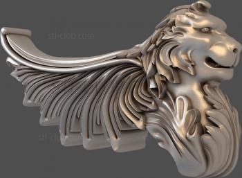 3D мадэль 3d stl модель подлокотника, креатив, файл для чпу станка (STL)