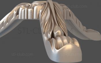 3D мадэль Акантовый лист (STL)