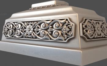 3D model Rectangular jewelry box (STL)