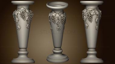 3D model Vase with a vine (STL)