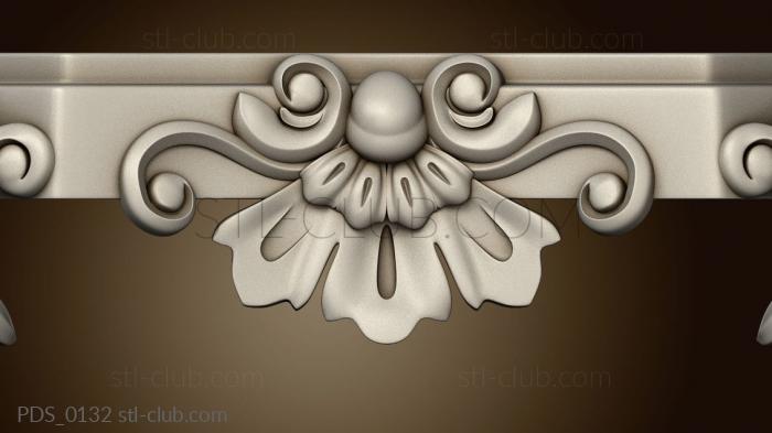 3D model Carved pedestal version1 (STL)