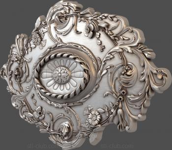 3D model Curl brooch (STL)