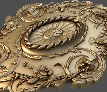 3D model Curl brooch (STL)