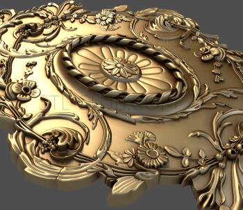 3D model Curl brooch (STL)