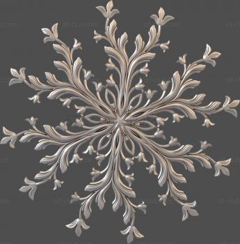 3D model Summer snowflake (STL)
