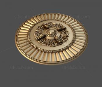 3D model Round shield (STL)