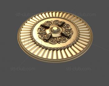 3D model Round shield (STL)