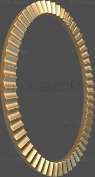 3D model 3d model of an oval frame, stl file (STL)